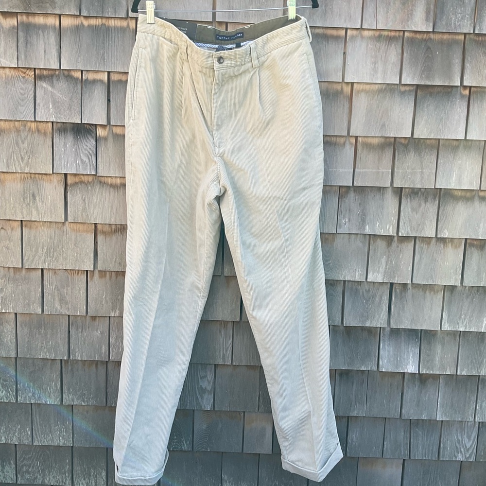 Tommy Hilfiger Men's Light Tan Corduroy Pants